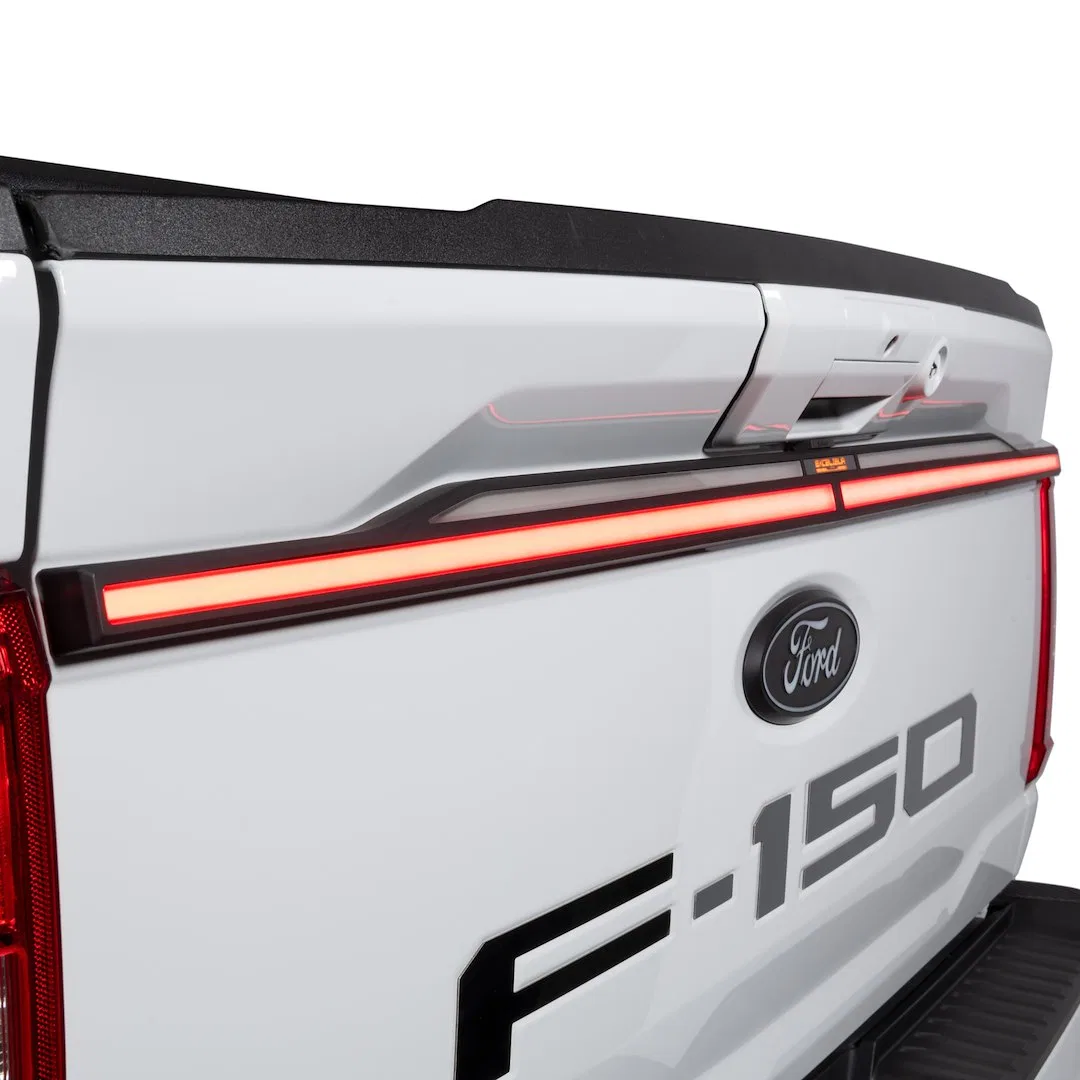 92060-12 – PUTCO Tailgate Light, Light Bar Red And Clear Lens Red Running/ Red Brake/ White Reverse/ Red Third Tail L...